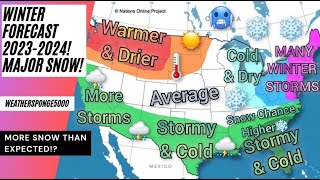 Winter Forecast 20232024 Many Major Snowstorms Expected [upl. by Taran]