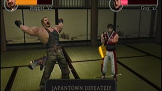 Final Fight Streetwise Arcade Mode  2 Players Sandro Haggar amp Amanda Guy 1 Credit Clear [upl. by Louls]