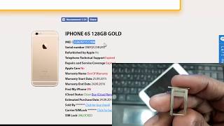 How To Check Iphone IMEI Number  Find My Iphone Status Free  Iphone 6S IMEI Check [upl. by Nnayram]