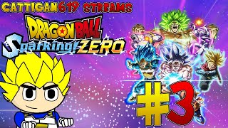 Cattigan619 Streams Dragon Ball Sparking Zero pt3 [upl. by Hgielrak626]