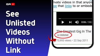 How To See Unlisted Videos On Youtube Without Link Quick and Easy [upl. by Jarret]