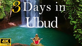 How to Spend 3 Days in UBUD Bali Indonesia  Travel Itinerary [upl. by Artap]