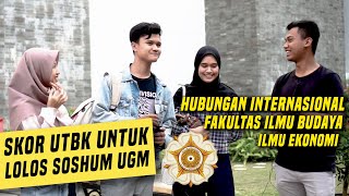 Berapa skor UTBK untuk Lolos di Soshum UGM [upl. by Landes]