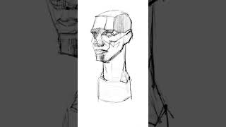 How to Sketch the Asaro Head Fast and Simple Full Procreate Process [upl. by Burget]