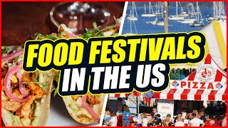 10 Best FOOD FESTIVALS to Travel to in the US [upl. by Loralyn]