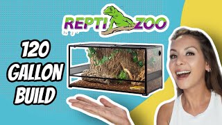 Reptizoo 120 gallon Terrarium build for my Ball Python [upl. by Eibbil]