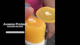 Aveeno Protect  Hydrate Lotion Sunscreen With Broad Spectrum Protection [upl. by Eiramassenav]