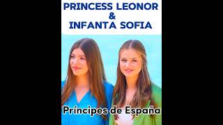 Princess Leonor amp Infanta Sofia❤️🥰princesadeasturias art explore shorts viralvideo fashion [upl. by Alael540]