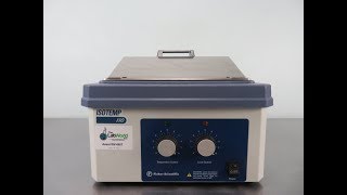 Fisher Isotemp Water Bath 110 [upl. by Innes432]