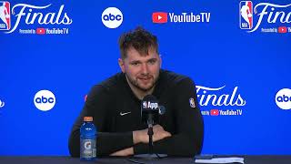 Luka Doncic PostGame Interview  Boston Celtics vs Dallas Mavericks [upl. by Lane173]