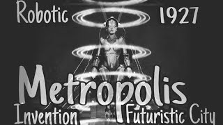 Hollywood movie explain in hindi quotMetropolisquot1927 black and white scifi movierobotic future city [upl. by Hackney601]