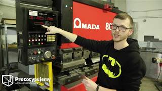 Amada FBD 8020  prasa krawędziowa CNC pressbrake [upl. by Annaeerb]