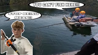 KIDS HARASSED BY OLD MAN WHILE FISHING [upl. by Lerraj433]