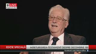 Interviu 2015 Iulian Vlad ultimul sef al Securitatii in 1989 Partea 2 [upl. by Aidyl]