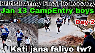 Final Central Selection DokoCarry Test  British Army Boys  Intake 2023 [upl. by Sivehc]