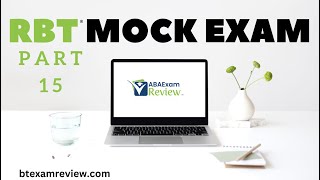 Pass the RBT® Exam  RBT® Practice Exam  Full Mock RBT® Exam Review Part 15 [upl. by Mosora]