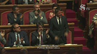 Crisi di governo il discorso di Matteo Renzi in Senato lintegrale [upl. by Adlar]