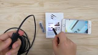 HD Endoscope Inspection Camera for iPhone and Android [upl. by Aihsemak]