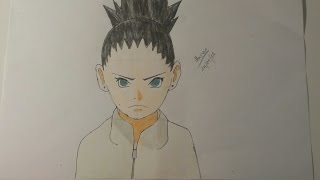 How To Draw Shikadai Nara  Boruto  Naruto Next Generations [upl. by Moria]