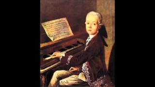 W A Mozart  KV 1d  Menuet for keyboard in F major [upl. by Nolahp]