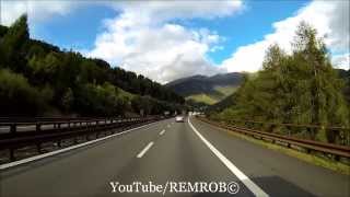 Driving Through Alps From Vipiteno  Sterzing Italy To Sindelsdorf Germany [upl. by Goodkin]