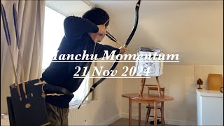 Manchu Momentum 21 Nov 2024  Manchu hornbow🐉  indoor archery  archery Vlog🏹 [upl. by Nerahs]