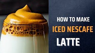 Iced Nescafe Latte  A Perfect Summer Drinknescafeicedcoffeecafevlog [upl. by Eilitan]