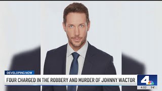 4 charged in shooting death of actor Johnny Wactor [upl. by Cuhp775]