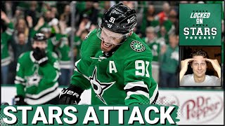 Roope Hintzs four point night leads Stars past Avs in Game 2  Benns hit on Devon Towes and more [upl. by Shena]