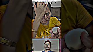 Egg prank 😂 shorts funnyvideo youtubeshorts trending funny [upl. by Nnayar]