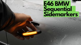 E46 Sequential LED Sidemarkers Install  02 BMW 325xi  Daily Episode 8 [upl. by Ecnadnak303]