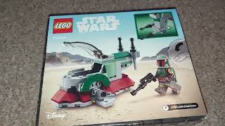 UNBOXING amp BUILDING A LEGO STAR WARS BOBA FETTS STARSHIP MICROFIGHTER SET 75344 [upl. by Lisabeth20]