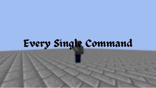 How to Use EVERY Minecraft Command  Part 1 [upl. by Eidoc760]