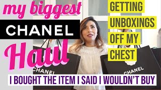 CHANEL amp LUXURY HAUL FINALLY UNBOXING 4 CHANEL ITEMS  NEW ITEMS  HOTTEST CHANEL BOOTS [upl. by Gnas]