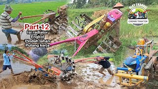 Kumpulan momen terbaik traktor sawah part 12 [upl. by Nrubua]