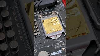 using gold as thermal paste  take 2 [upl. by Eldreeda]