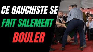 RITCHY THIBAULT LFI SE FAIT BOULER SUR SCÈNE PAR LA SÉCURITÉ [upl. by Ardnajela]