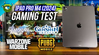 Apple iPad Pro M4 2024 Gaming Test  Genshin Impact Honkai Star Rail PUBG amp COD Warzone [upl. by Ravo242]