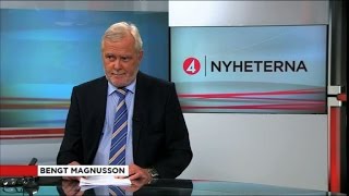 Bloopers Bengt Magnusson gör bort sig i sändning [upl. by Yntruoc33]