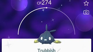 Shiny Trubbish evolution to shiny Garbodor in Pokemon go shorts [upl. by Calmas]