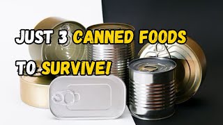 Survival Essentials The Top 3 Canned Foods You Need [upl. by Tzong]