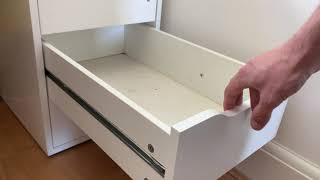 How To Remove Ikea Alex Drawers [upl. by Nuahsyt308]