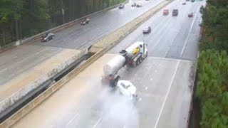 Car Vs Tanker Truck In Newport News VA [upl. by Jarrett]