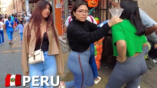 Lima Peru  El Centro  Jr Cusco  Calle Capón  Jr Ayacucho 2023 🇵🇪 4K [upl. by Odrarej]