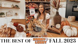 HOBBY LOBBY FALL SHOP WITH ME 2023  the BEST fall decor at Hobby Lobby [upl. by Toby]