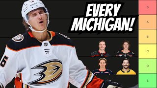 My NHL MICHIGAN Tier List [upl. by Aivatal562]