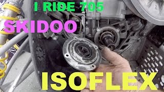 55 How to Change Isoflex grease in skidoo xp crank bearing [upl. by Ameyn962]