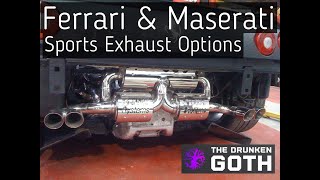 Ferrari amp Maserati Exhaust Options [upl. by Richter]