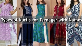 Types of Kurtis with Names  Kurti types and their Names  fashion icon for girls and womens [upl. by Nordine]