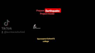 Earthquake sacrosanctschool [upl. by Sirtemed]